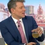 Charlotte Hawkins Instagram - Today on Good Morning Britain - a packed show with breaking international news, the post office victim wrongly jailed when 8 weeks pregnant, the power of social media reuniting @markormrod with his stolen prosthetic legs, @officiallesleyjoseph on playing a grandmother in the Addams Family musical, plus should children have toothbrushing lessons at breakfast clubs? (Never thought I would share the toothbrushing song I made up for my daughter live on-air 🤦🏼‍♀️😂). @louisa_james left a chilly Downing St & joined us in the studio to bring us the news updates. But the big question of the morning… just what is @benshephardofficial drinking - energy drink or wee?! 🤔😂 #gmb #goodmorningbritain
