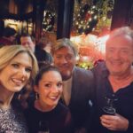 Charlotte Hawkins Instagram - With these two sisters - how are @christinelampard & @lauratobinweather not actually related?!😂What an evening catching up with everyone at @piersmorgan’s Christmas party @richardmadeleyofficial @brunotonioliofficial @kellyhoppen @celia.walden 🥂❤️🎅🏼