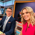 Charlotte Hawkins Instagram - Friday on @gmb & @officialsuecleaver was reliving her @imacelebrity experience ahead of the new series this weekend 🐛🐍🕷️, plus we were debating the idea of a chore app.. is it the way to make sure everyone in the household does their fair share or will it lead to strife…?! 🤔 Good job we’re both so neat & tidy the whole time (well @benshephardofficial is… 😂) Pic @kenmckayphoto 📸 #gmb #goodmorningbritain