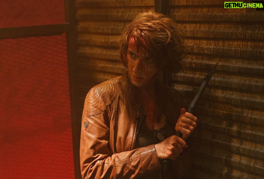 Charlotte Kirk Instagram - Photo dump from @the_lair_film . . . . . . . . . . . . #thelair #filmlovers #horrormovies #charlottekirk #charlottekirkofficial #britishactress #sifi #loracroft #classicmovie #classichorror #classicsifi #neilmarshall #britishfilms #actionhero #actionsifi #awardwinning @neilmarshall_director