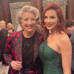 Charlotte Kirk Instagram - Emma Thompson is such a sweetheart . Within five minutes of speaking with you actually blew me away and made me cry. What a beautiful soul ♥️ . . . . . . . . . . . . . . . . #emmathompson #emmathompson💙 #charlottekirk #charlottekirkofficial #actress #actresslife #inspirationalwords #inspiration #womensupportingwomen #womenempowerment #womeninbusiness #lady #ladyboss #awards #filmstar #britishactress #redcarpet #actress #bestofbritish #britishactress #britishactor #landmarkhotel #hotel #londonlife