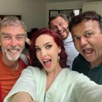 Charlotte Kirk Instagram - Had the most amazing time filming with these wonderful people! My first film I have a shot the UK 🇬🇧 @iamjohnhannah @dappersinstagram @rohitnathaniel @michaelheadactor . . . . . . . . #filming #behindthescenes #ukfilming #johnhannah #charlottekirk #charlottekirkofficial #britishactor #londonlocation #love #fridayfeeling #greatful #michealhead #gansterfilm #film #movie #movielovers #actinglife #actingchallenge