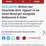 Charlotte Kirk Instagram - You know what they say about rumours…. . . . . . . #bondgirl #newbond #jamesbond #jamesbond007 #charlottekirk #charlottekirkofficial #actress #swimsuit #poolshot #swimsuit #britishaccent #bondmovie #actress #behindthescenes #love #greatful