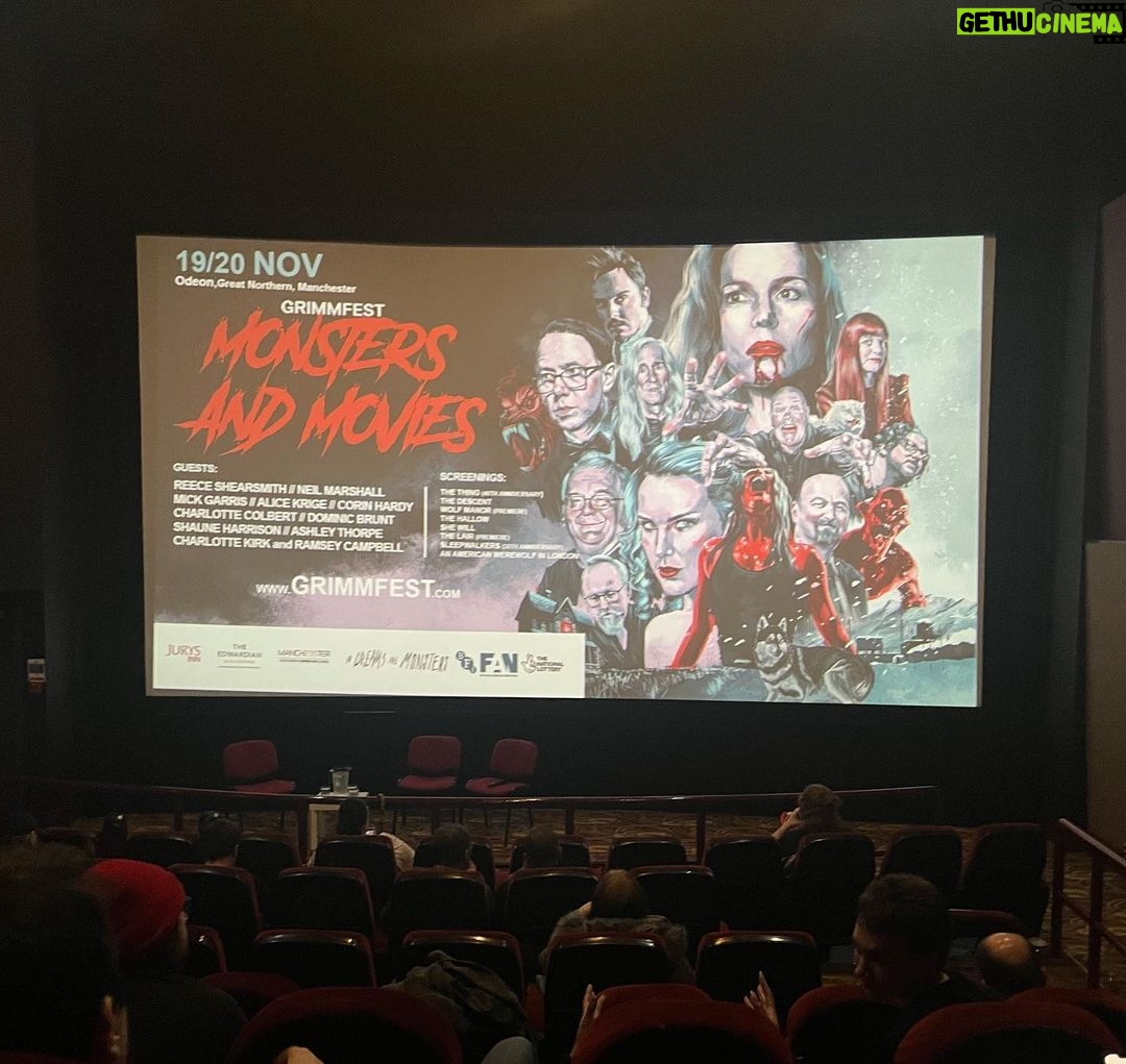 Charlotte Kirk Instagram - @grimmfest was so much fun! And absolutely loved watching the audience watching @the_lair_film Really enjoyed meeting all the fans! . . . . . . . . . #grimfest #actresslife #actress #charlottekirk #charlottekirkofficial #signing #celebrity #sucess #motivation #motivationalquotes #filmlover #filmphotography #movie #thelair #sifi #horrorfilm #horrormovies #london #actor #celebritylifestyle #followforfollowback #follow #thursday #thursdaymotivation