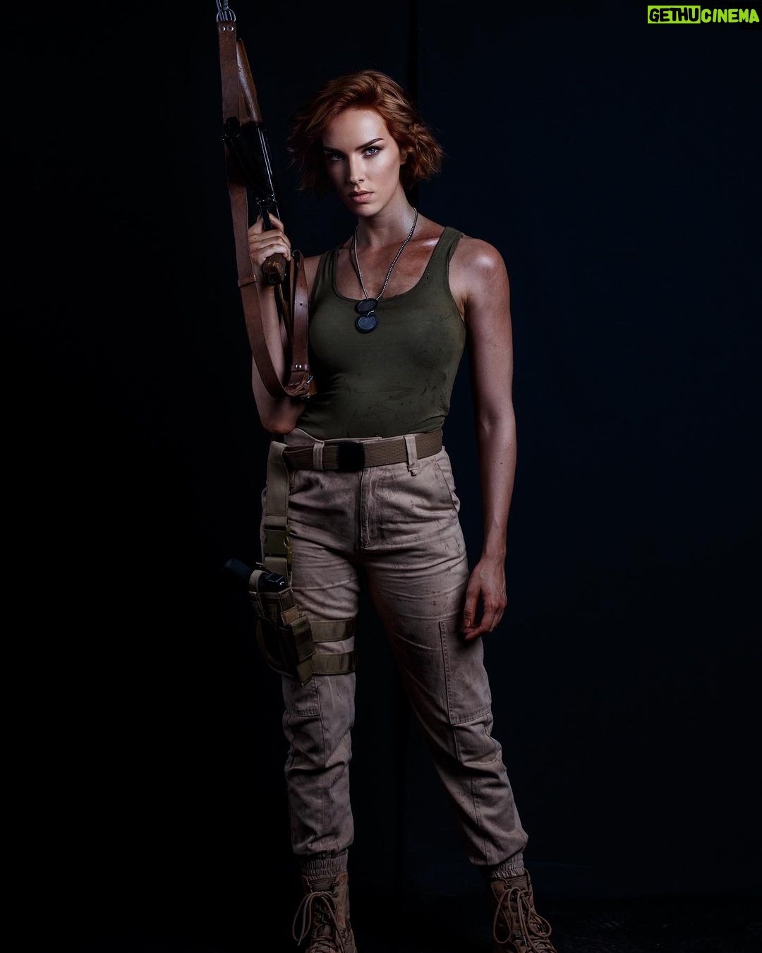 Charlotte Kirk Instagram - @the_lair_film was my first action staring role where I play Royal Air Force pilot Lt. Kate Sinclair. I had such fun shooting this movie! I had to learn to shoot an AK 47, “learn to fly” and kick ass! My character is shot down over Afghanistan, where she finds refuge in an abandoned underground bunker where deadly man-made biological weapons - half human, half alien - are awakened. Unlocked. Unleashed. 👽 💥🎥💫 Who has seen this movie? . . . . . #movie #actionmovies #actionmovie #charlottekirk #charlottekirkofficial #photooftheday #followforfollowback #movielovers #instagood #instagram #style #actionfigures #actionstar #thelair #neilmarshall #ak47 #alien #sifi #sififilms #hollywoodfilms #hollywoodactress #katesinclair #actionhero