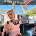 Charlotte Kirk Instagram - The American way 🇺🇸 . . . . . . #charlottekirk #charlottekirkofficial #diner #americandiner #travel #style #fashion #followforfollowback #follow #saturday #saturdayvibes #love #la #california #travelphotography photography #weekend #weekendtime #weekendvibes #losangeles #actress #awardwinningactress #cityofangels Los Angeles, California