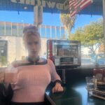 Charlotte Kirk Instagram - The American way 🇺🇸 . . . . . . #charlottekirk #charlottekirkofficial #diner #americandiner #travel #style #fashion #followforfollowback #follow #saturday #saturdayvibes #love #la #california #travelphotography photography #weekend #weekendtime #weekendvibes #losangeles #actress #awardwinningactress #cityofangels Los Angeles, California