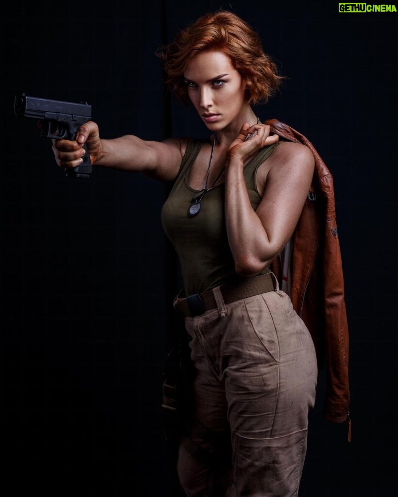 Charlotte Kirk Instagram - @the_lair_film was my first action staring role where I play Royal Air Force pilot Lt. Kate Sinclair. I had such fun shooting this movie! I had to learn to shoot an AK 47, “learn to fly” and kick ass! My character is shot down over Afghanistan, where she finds refuge in an abandoned underground bunker where deadly man-made biological weapons - half human, half alien - are awakened. Unlocked. Unleashed. 👽 💥🎥💫 Who has seen this movie? . . . . . #movie #actionmovies #actionmovie #charlottekirk #charlottekirkofficial #photooftheday #followforfollowback #movielovers #instagood #instagram #style #actionfigures #actionstar #thelair #neilmarshall #ak47 #alien #sifi #sififilms #hollywoodfilms #hollywoodactress #katesinclair #actionhero