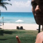 Chase Stokes Instagram - We had a lil trip to the Bahamas. @jonathandavissofficial on the glass 📸 Eleuthra, Bahamas