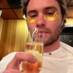 Chase Stokes Instagram - always got me some #armanicode while I’m on the road @armanibeauty also swipe for a surprise maybe idk