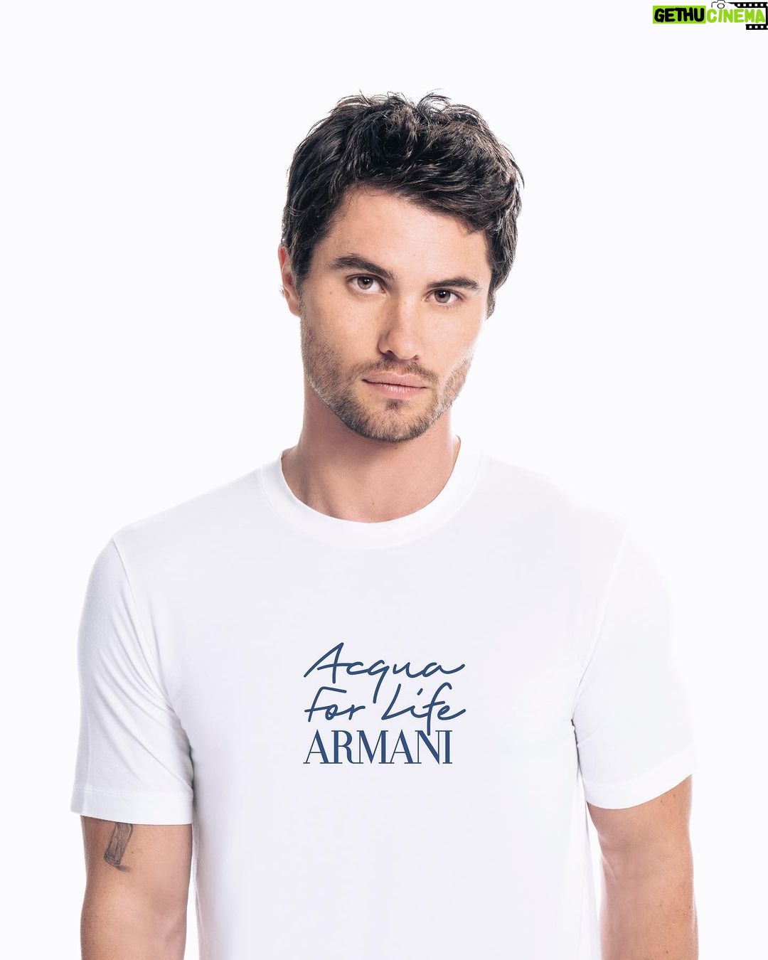 Chase Stokes Instagram - Today is World Water Day. By 2025, half of the world's population will potentially be living in water-stressed areas. @armanibeauty ACQUA FOR LIFE initiative has been a source of clean water for 590,000 people, in 23 countries and aims to be a source for 1 million people by 2030. If you want to help or learn more, check Acqua for Life on armanibeauty.com #armanibeauty #acquaforlife