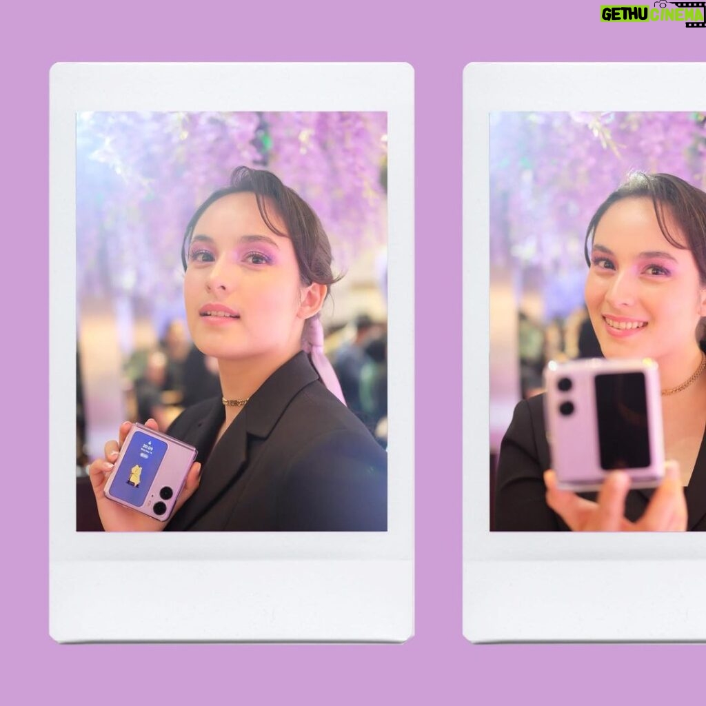 Chelsea Islan Instagram - Finally, the wait is over! It is time to witness the best flip smartphone in the market! It might not be the First, but it is the Best! Proud to be a part of OPPO Family since 2015 ✨ @oppoindonesia #OPPOFindN2Flip #FlippingBetterWithOPPO #SeeMoreinaSnap 💜🖤