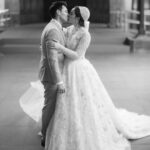 Chelsea Islan Instagram - Holy Matrimony 🤍💍 Thank you very much Mas Biyan Wanaatmadja for designing and creating the classic and timeless veil and dream wedding dress, special for me. I am beyond blessed and grateful. It means the world to me. I will always cherish this moment forever. I am thankful for you @biyanofficial ✨