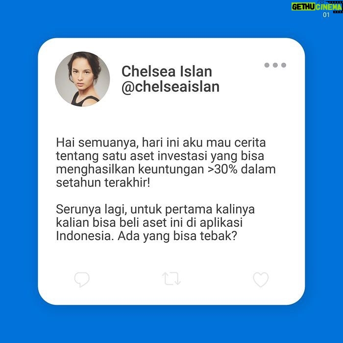Chelsea Islan Instagram - Sudah saatnya Anak Muda mulai membangun mimpi, namun mimpi saja tidak cukup jika tidak di dorong dengan tindakan. Bermimpi untuk Financial Freedom sedini mungkin boleh, asalkan juga dengan usaha, misalnya usaha untuk bekerja mendapatkan penghasilan, lalu penghasilannya bisa kita tabung. Supaya lebih efektif, tabungannya bisa kita alokasikan ke beberapa instrumen investasi contohnya di Aplikasi Pluang. Di Pluang sudah ada produk terbarunya yaitu Micro E-Mini Nasdaq 100! Wah semakin lengkap yah! Bukan hanya itu, kabar gembiranya, Pluang juga baru mendapatkan pendanaan investasi. Pada tahun ini, Pluang telah mendapatkan 55 juta Dollar AS! Congrats Pluang! Aku pribadi sebagai Brand Ambassador Pluang turut bangga atas pencapaiannya. Semoga Pluang bisa semakin berinovasi dalam mengembangkan aplikasinya sehingga membuat para usernya merasa nyaman saat menggunakannya. Bagi kamu yang mau pakai aplikasi Pluang, boleh pakai kode referral aku di: CHELSEA1 untuk dapetin bonus 15rb/100rb/1 juta dengan minimal transaksi Rp 1 juta. #PluangmuSekarang #PluangChelsea #GaPakePusing π