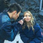 Chelsey Reist Instagram – wild about this guy so let’s shout out to him on his bday!
my on screen love, life and loss. 
my off screen buddy during the wildest five season ride. 
a present heart in our scenes and a quirky one off set. 
the most supportive acting partner allowing for moments that i will always cherish. 
to a very talented man who will mean the world to me until this world ends, once again. hopefully next time no one gets floated. 
love ya, Chris. 
the happiest of birthdays to you, my friend!

lemme know if that flip phone of yours ever let’s you see this, ya?

#greenisgood @christopher.john.larkin #marper #montygreen #the100 
check out his album #thehappiestalbumevermade on @spotify