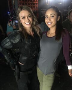 Chelsey Reist Instagram - happy bday @linzzmorgan it’s been a treat travelling the world & outer space with you x