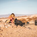 Chelsey Reist Instagram - i’ve been meandering through the cali/nevada desert grounding myself for this upcoming year with time in my happy places: in solitude & in nature. #deathvalleynationalpark hosted a secluded recharge and i am eagerly anticipating my next adventure. i know i won’t be waiting long— tomorrow is my birthday and i happen to be feeling Electric. ⚡️ . . new desert photo shoot coming soon. Queen of the Salton Sea