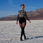 Chelsey Reist Instagram - thicc on the flats. #saltflats Death Valley Salt Basin