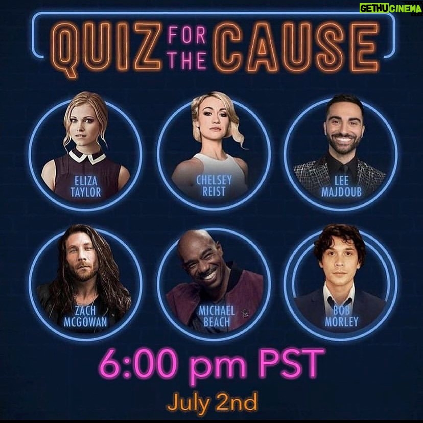 Chelsey Reist Instagram - IT’S QUIZ DAY in support of @littlehlearning !! this may be the only time any of us may ever come close to beating strong man @michaelbeach in competition. it’s on 💪🏼 !! can’t wait to support such a beautiful cause while making a fool of myself with these smarty pants! @elizajaneface @mcgowanzach @wildpip_morley @michaelbeach @leemajdoub #quizforthecause #littleheartslearning AND COME CELEBRATE #littleheartslearning second anniversary with a digital party afterward! #celebratelhl https://www.littleheartslearning.org/lhl-anniversary-celebration/#anniversarytickets Online
