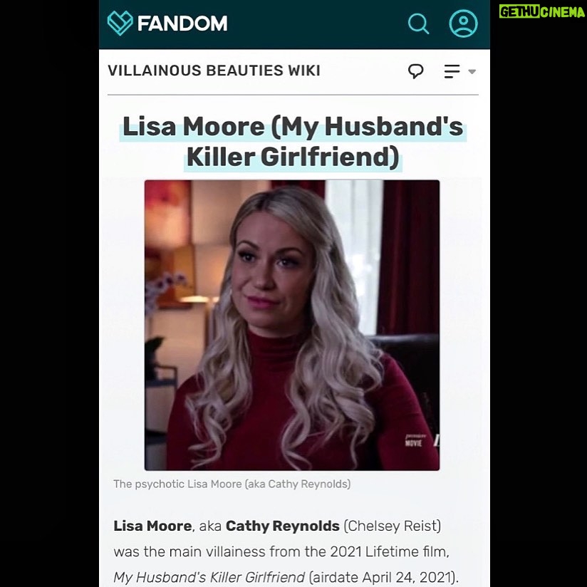 Chelsey Reist Instagram - the “main villainess”... i could get used to such a nickname. I dig that you embrace my twisted side, @troydirects 🐍 #myhusbandskillergirlfriend #lifetimemovies