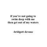 Chelsey Reist Instagram - stop giving an ocean to those who’d prefer to drown in a cup. i demand being met in the deep end.