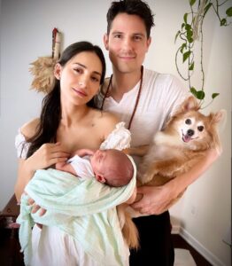 Cherie Jimenez Instagram - Happy Easter ✨ - ♥️ The Faris’s @i_am_seanfaris Phoenix & Simba ✨ Filled with so much love & gratitude for my beautiful family 🥰 Thank you @markhapka for capturing some shots of us while Phoenix is still a newborn 🪄