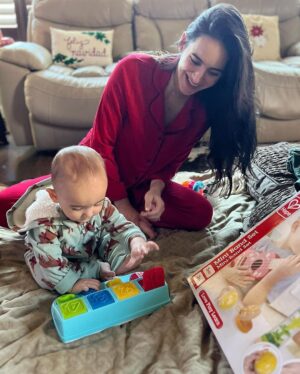 Cherie Jimenez Instagram - 12.25.22 ✨🎄 Christmas Morning with Phoenix ♥️🎸