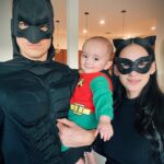 Cherie Jimenez Instagram - 🦇🐈‍⬛🦸🏻‍♂️ • 🎃 • ♥️ Our first Halloween was a success 👻 Austin, Texas