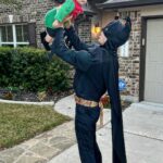 Cherie Jimenez Instagram - BATMAN 🦇 & ROBIN 🦸🏻‍♂️ • 🎃 Austin, Texas