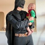 Cherie Jimenez Instagram - BATMAN 🦇 & ROBIN 🦸🏻‍♂️ • 🎃 Austin, Texas