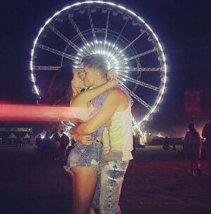 Cherie Jimenez Instagram - 🎡🎼 Coachella • April 17. 2016 🪄 The night you asked me to be your forever 💍 Happy Anniversary Mi Amor ♥️✨#Flume