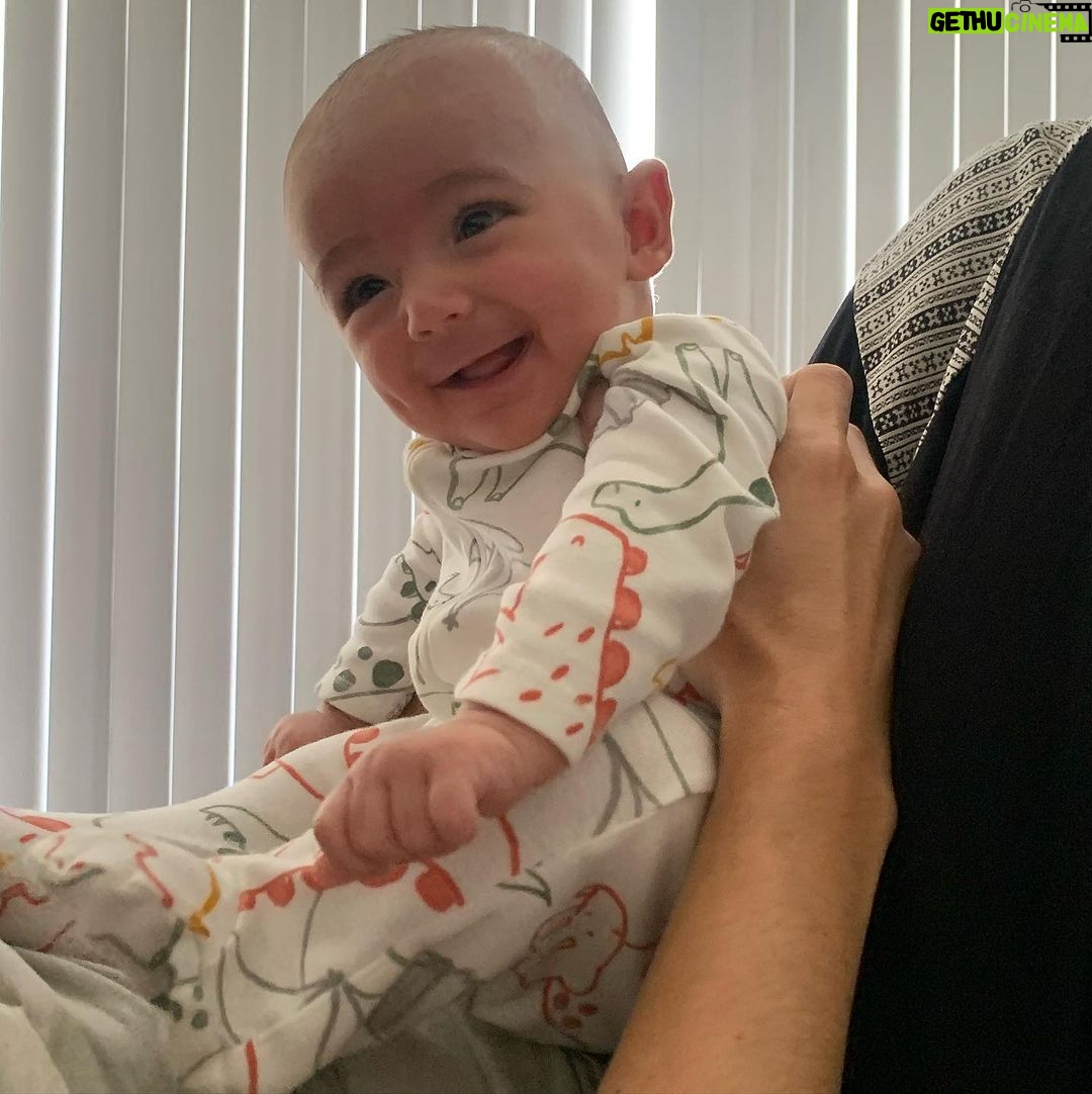 Cherie Jimenez Instagram - Morningβs with our sweet angel Phoenix βοΈπ¦β¨ 16 Weeks πͺ π£π±π π€πππΏππππ
