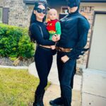 Cherie Jimenez Instagram - 🦇🐈‍⬛🦸🏻‍♂️ • 🎃 • ♥️ Our first Halloween was a success 👻 Austin, Texas