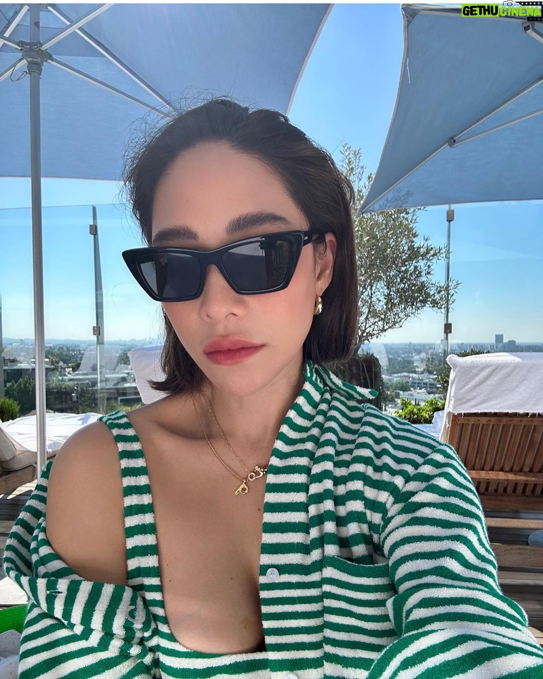 Chermarn Boonyasak Instagram - A little sun kiss in sunny day in LA 🌞💚🌞💚🌞💚🌞 Los Angeles, California