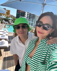 Chermarn Boonyasak Instagram - A little sun kiss in sunny day in LA 🌞💚🌞💚🌞💚🌞 Los Angeles, California