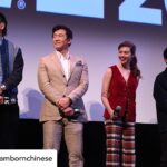 Chin Han Instagram - Thank you SXSW 🙏 for being such an awesome host and incredible audience ❤️ we will remember this for a while to come Repost • @ambornchinese #SXSW world premiere ✔️ #AmericanBornChinese is streaming May 24, only on @disneyplus Austin, Texas