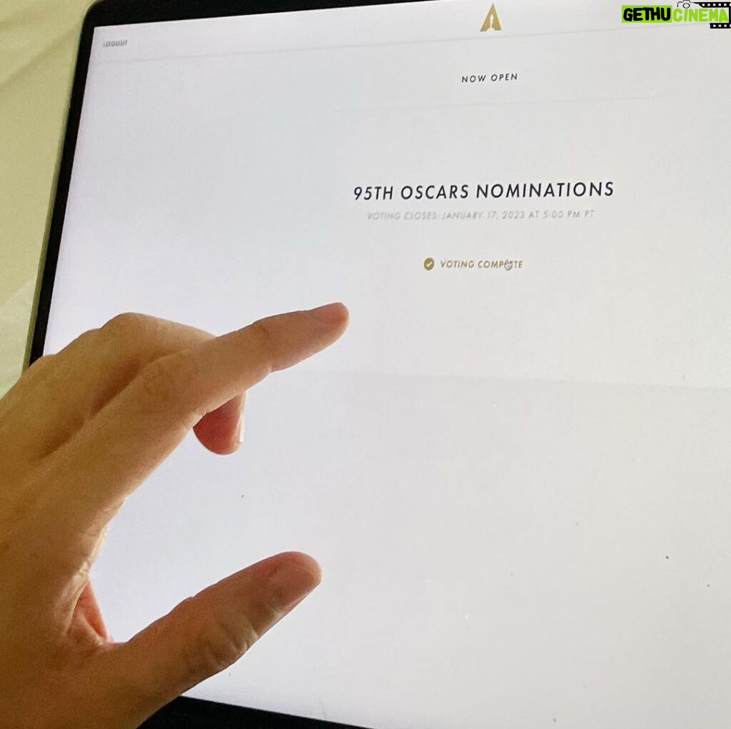 Chin Han Instagram - Just done voting, interesting year for movies, what are some of your favourites? #oscars