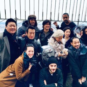 Chin Han Instagram - Marco! YOLO! 

#TBT 8 years ago this month for the world premiere of #marcopolo #netflix #benedictwong #lorenzorichelmy #joanchen #tomwu ##oliviacheng #ulilatukefu #remyhii #maheshjadu #claudiakim #zhuzhu #warriorsall