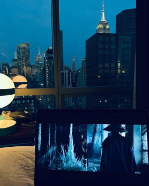 Chin Han Instagram - Best way to stay in on a cold New York evening #christmasmovie #mortalkombat #loveisallaround