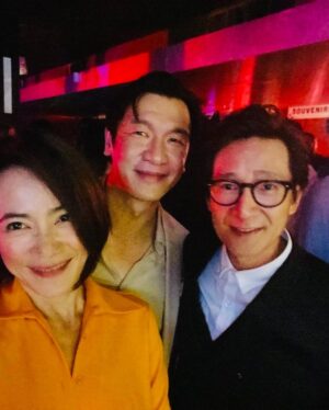 Chin Han Instagram - Congratulations to the phenomenal #MichelleYeoh and #KeHuyQuan on your historic Oscar nominations for #everythingeverywhereallatonce #parexcellence #forcesofnature so glad to have shared time on set with you both over the years