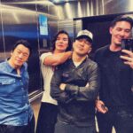 Chin Han Instagram - Lean on me #haveagoodweekend #badboysbadboyswhatchagonnado Repost from @joe_taslim • Peeps #mk2