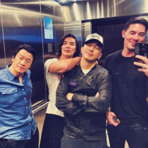 Chin Han Instagram - Lean on me #haveagoodweekend #badboysbadboyswhatchagonnado 

Repost from @joe_taslim
•
Peeps #mk2