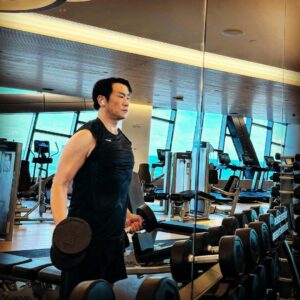 Chin Han Instagram - Too much weekend cake and tequila, but thank you all for your birthday love and well wishes #flawlessvictory  #workoutwednesday