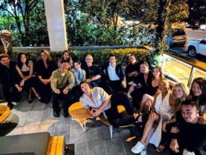 Chin Han Instagram - Families that fight together stick together #mortalkombat flawless birthday celebrations this weekend 🙏 #karlurban #tadanobuasano #ludilin #lewistan #joetaslim #tatigabrielle #jessicamcnamee #toddgarner #bennettwalsh #simonmcquoid