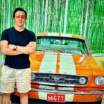 Chin Han Instagram - Lucius Fox: So, what do you think? Bruce Wayne: Does it come in black? #vintagesunday #orangeisthenewblack #gonein60seconds