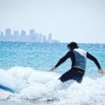 Chin Han Instagram - Nearly wiped out but that skyline though… #thirstythursday #spincycle #watercolors