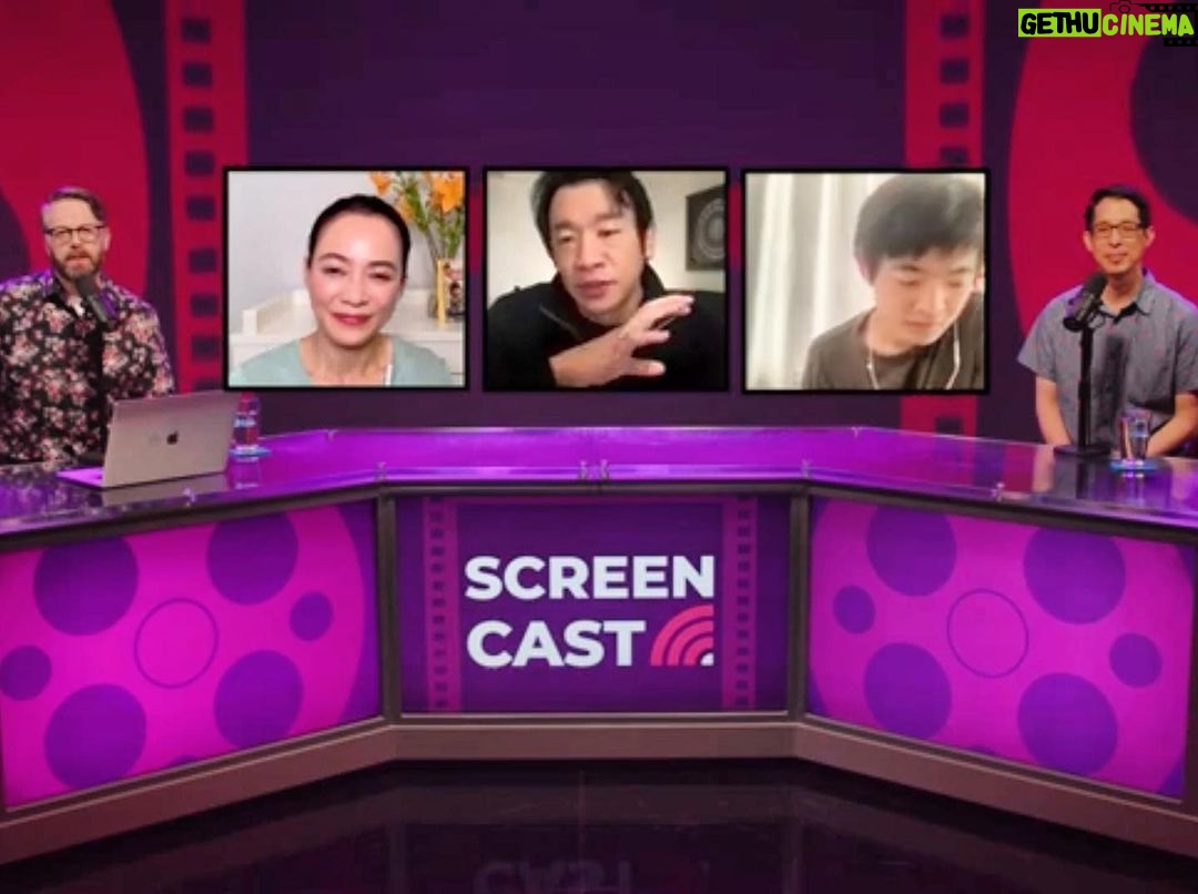 Chin Han Instagram - Thanks Kinda Funny Screencast in San Francisco for the super early interview, coffee was needed in Australia. Full video in bio. Missing the #AmericanBornChinese family #yeoyannyann #benwang #geneluenyang
