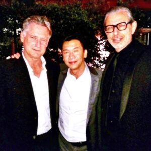 Chin Han Instagram - Happy 4th of July from the fellas who brought you Independence Day  #billpullman #jeffgoldblum #happy4thofjuly #wewillnotgoquietlyintothenight