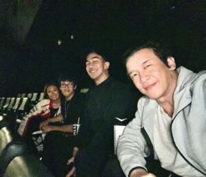 Chin Han Instagram - Look who we found at the movies 🎥 🍿 #joetaslim #maxhuang #indianajones #haveagoodweekend #movienight