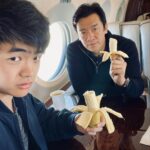 Chin Han Instagram - Families that eat together, stay together 🍜 Have a good weekend people #itsaboutfamily #americanbornchinese #jinwang #simonwang #monkeyking #likefatherlikeson